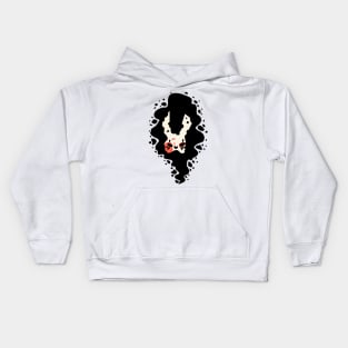 bunny mask restart Kids Hoodie